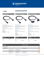 LUMBERG POWER CABLE USER GUIDE DEVICENET POWER SUPPLY CABLES